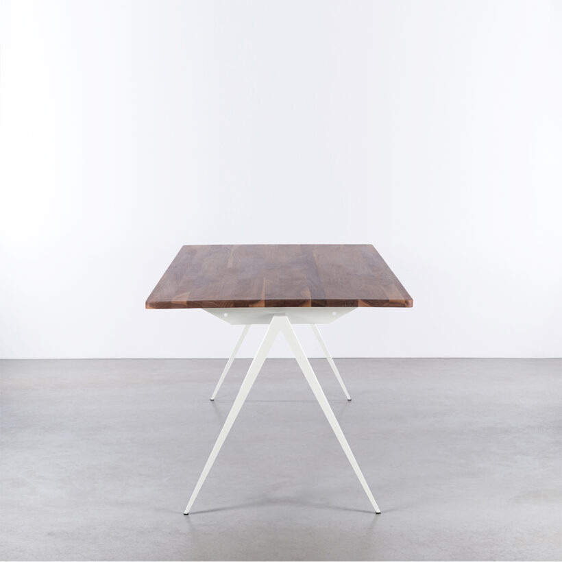 Galvanitas　ガルファニタス Model TD.4 Table TD4 Table White / Walnut | Galvanitas Compass Collection