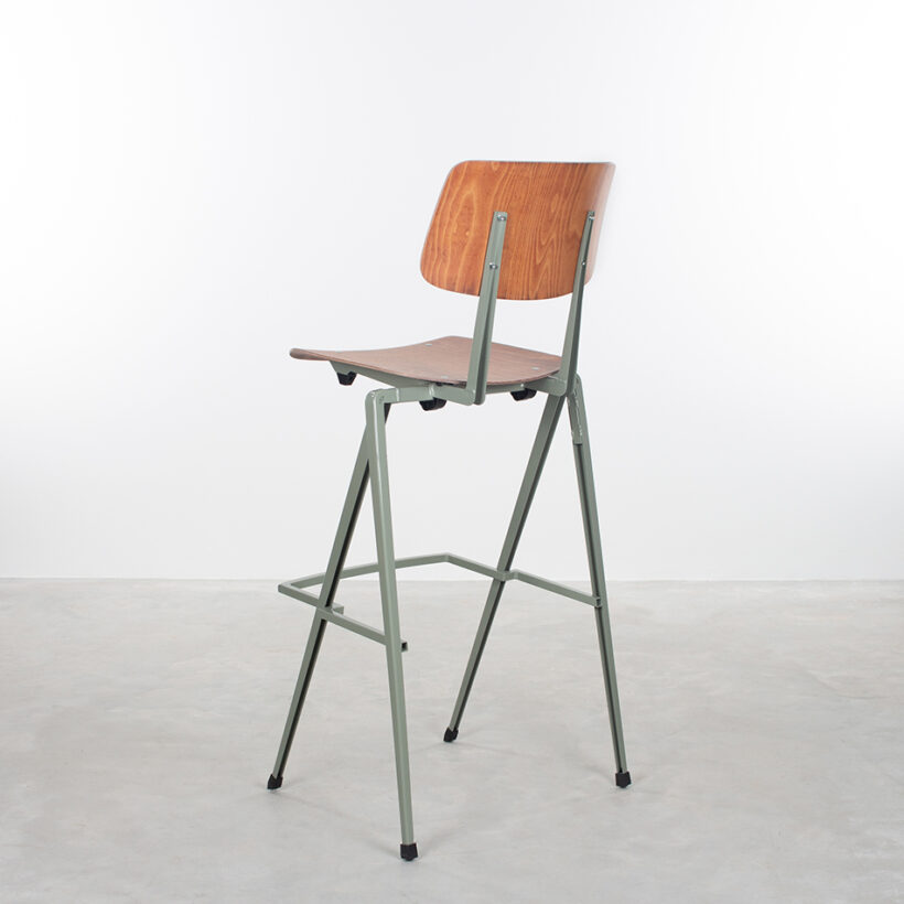 Galvanitas Bar Chair Cement Grey Brown