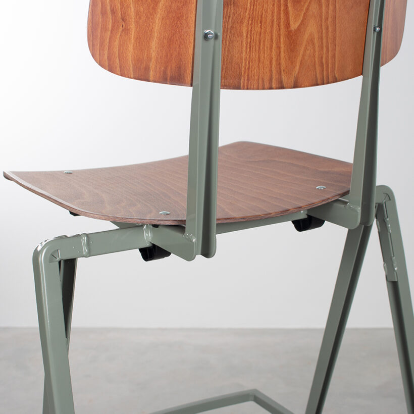 Galvanitas Bar Chair Cement Grey Brown