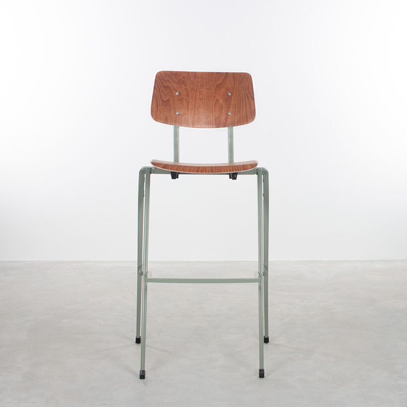 Galvanitas Bar Chair Cement Grey Brown