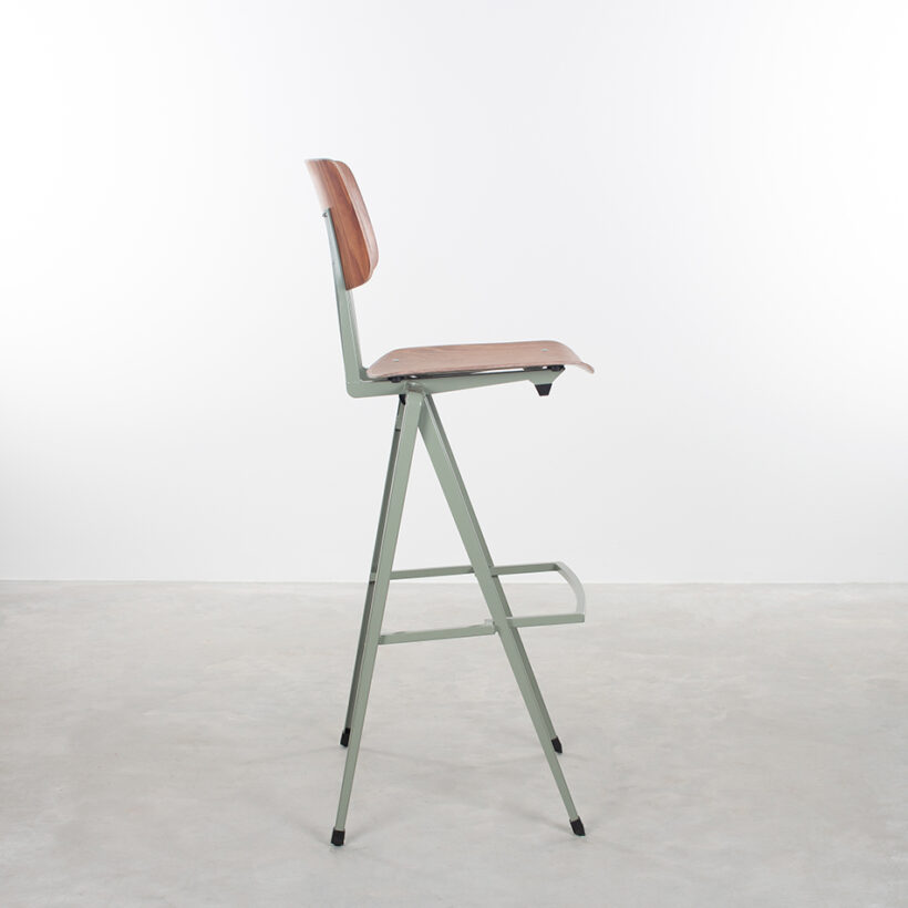 Galvanitas Bar Chair Cement Grey Brown