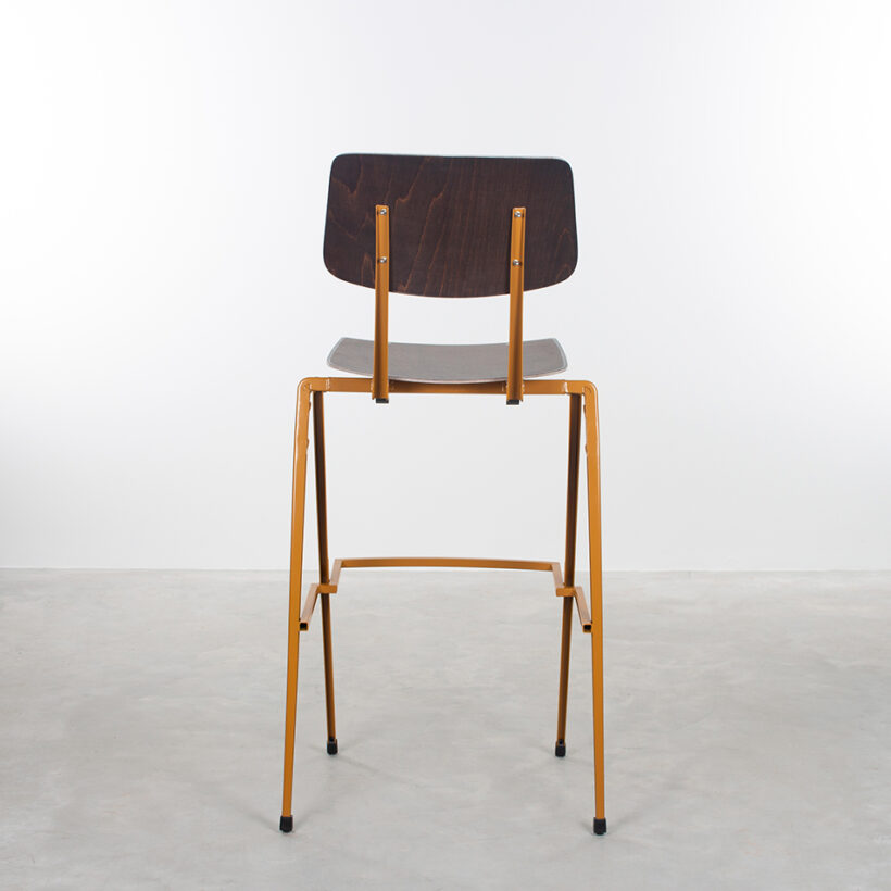 Galvanitas Bar Chair Ocher Brown Ebony