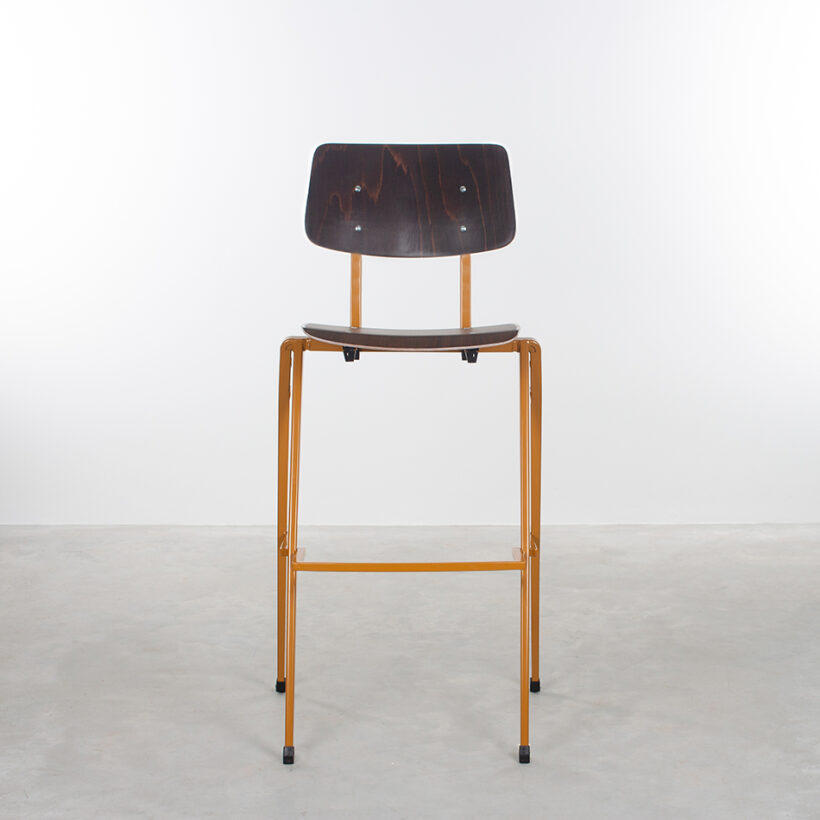 Galvanitas Bar Chair Ocher Brown Ebony
