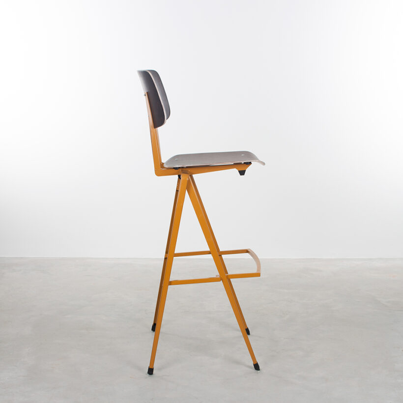 Galvanitas Bar Chair Ocher Brown Ebony