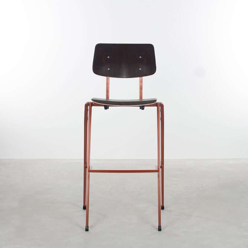 Galvanitas Bar Chair Pearl copper Ebony