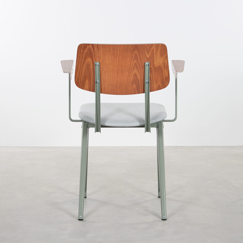 as S16 With Armrests Cement Grey Piquet Light Grey 60