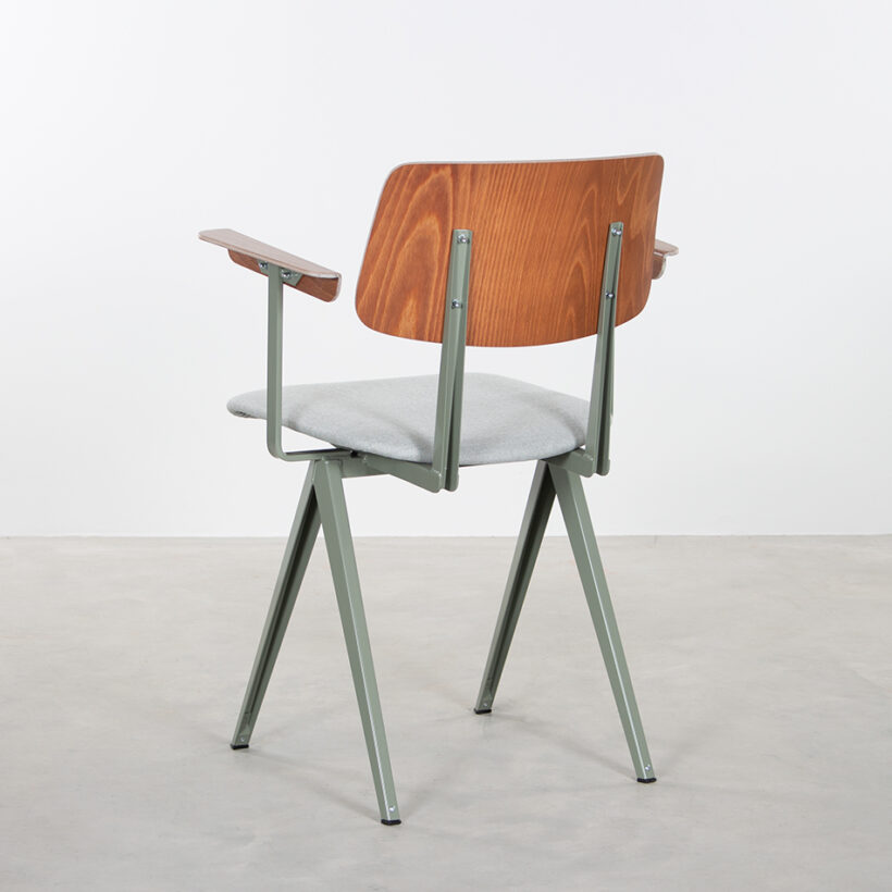 as S16 With Armrests Cement Grey Piquet Light Grey 60