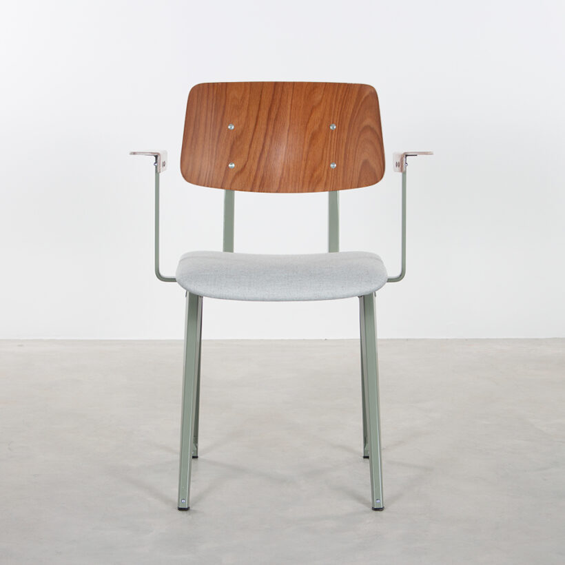 as S16 With Armrests Cement Grey Piquet Light Grey 60