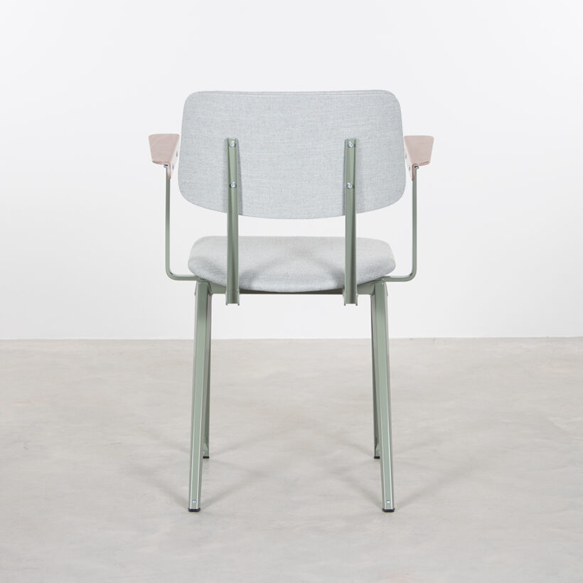 Galvanitas S16 With Armrests Cement Grey Piquet Light Grey 60