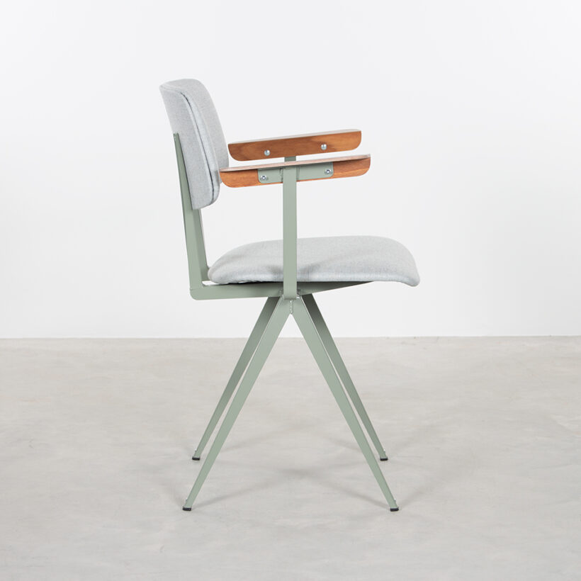 Galvanitas S16 With Armrests Cement Grey Piquet Light Grey 60