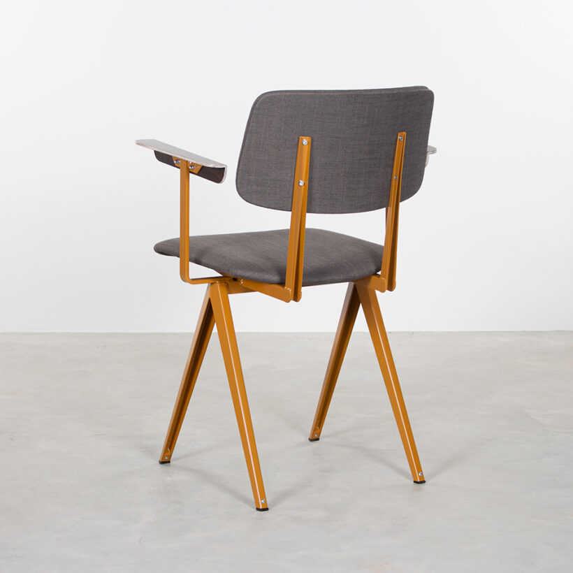 Galvanitas S16 With Armrests Ocher Brown Piquet Coffee 81