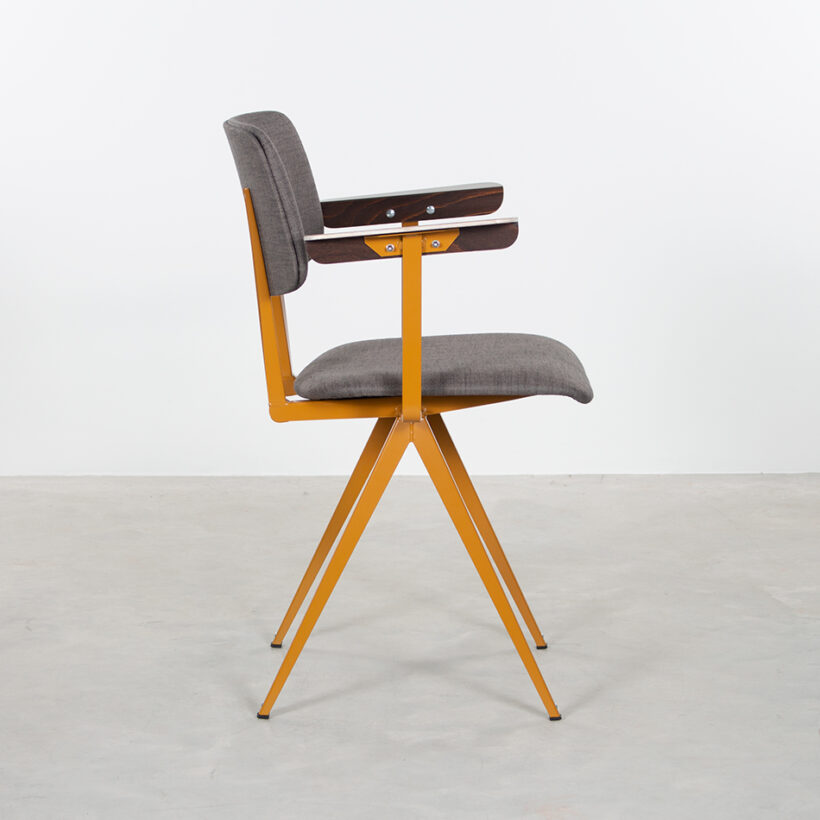 Galvanitas S16 With Armrests Ocher Brown Piquet Coffee 81