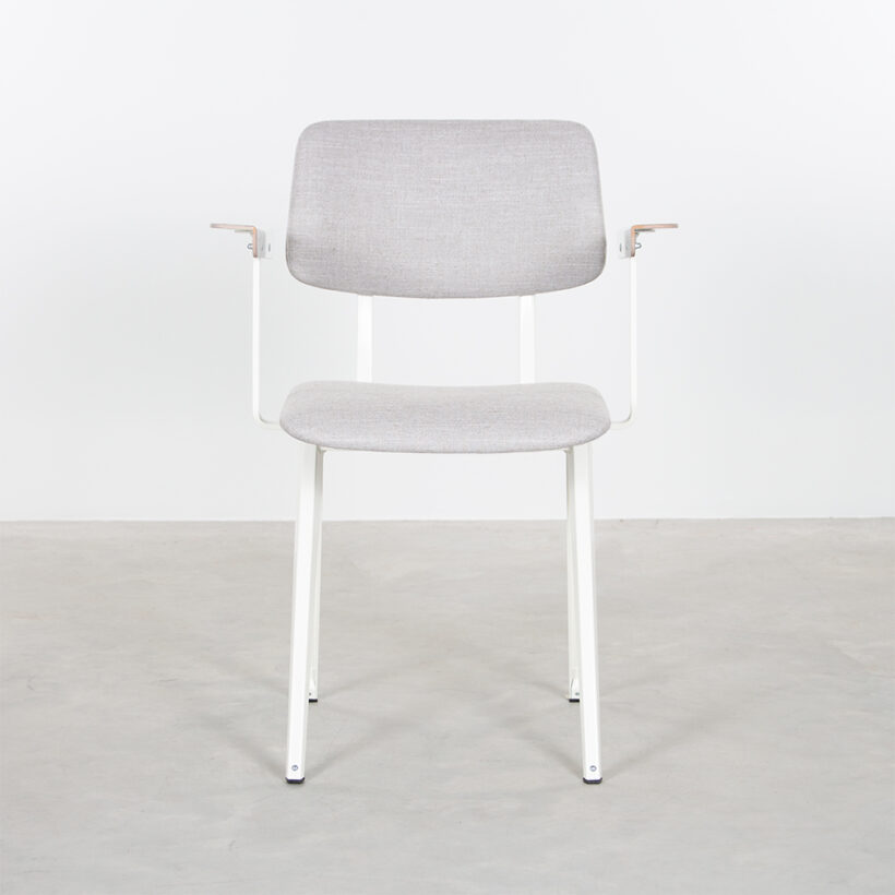 Galvanitas S16 With Armrests White Piquet Ash Grey 40