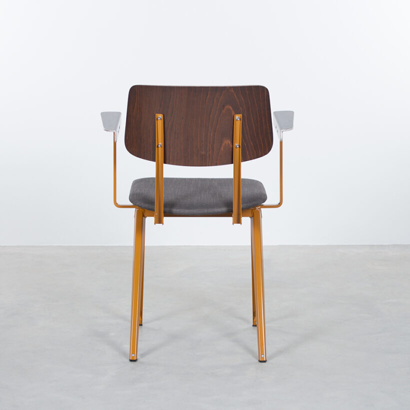 Galvanitas S16 With Armrests Ocher Brown Piquet Coffee 81