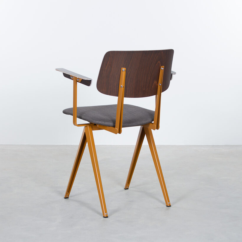 Galvanitas S16 With Armrests Ocher Brown Piquet Coffee 81