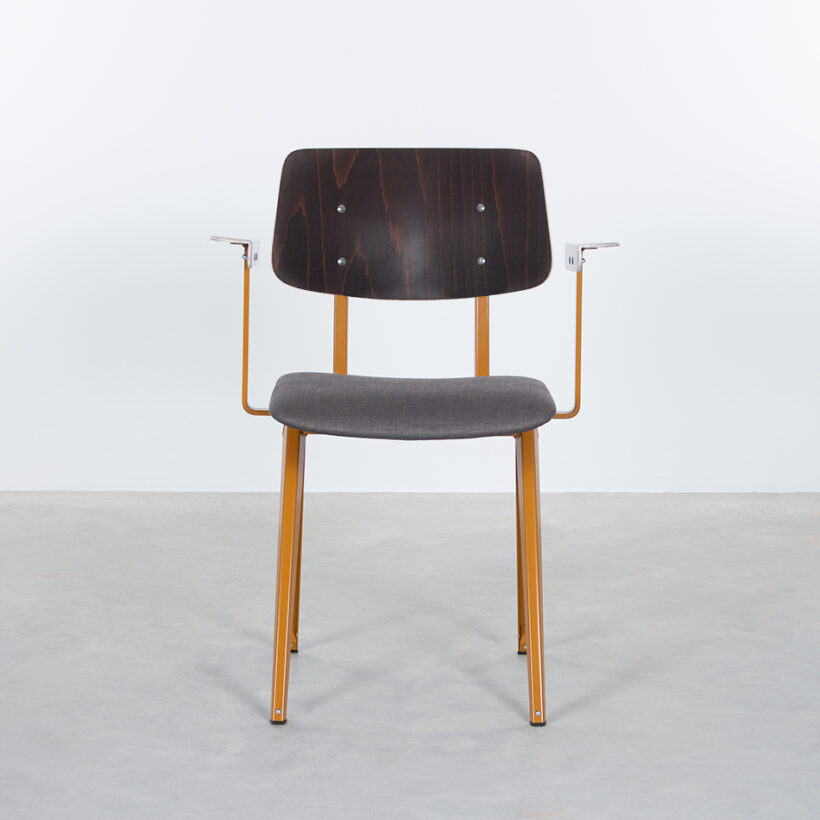 Galvanitas S16 With Armrests Ocher Brown Piquet Coffee 81