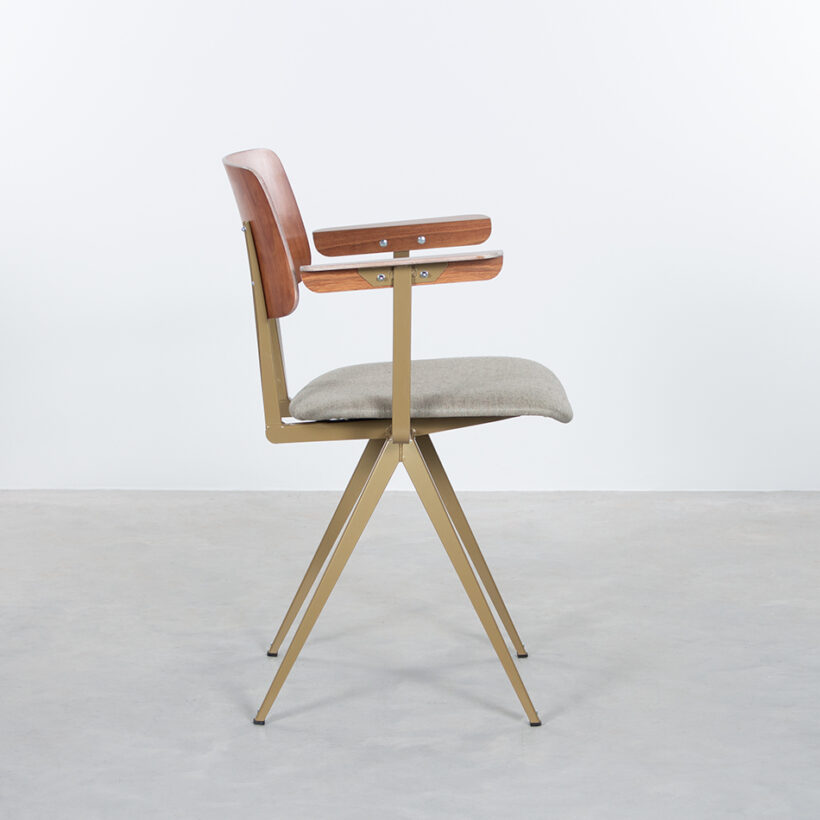 Galvanitas S16 With Armrests Pearl Gold Piquet Bisque 91