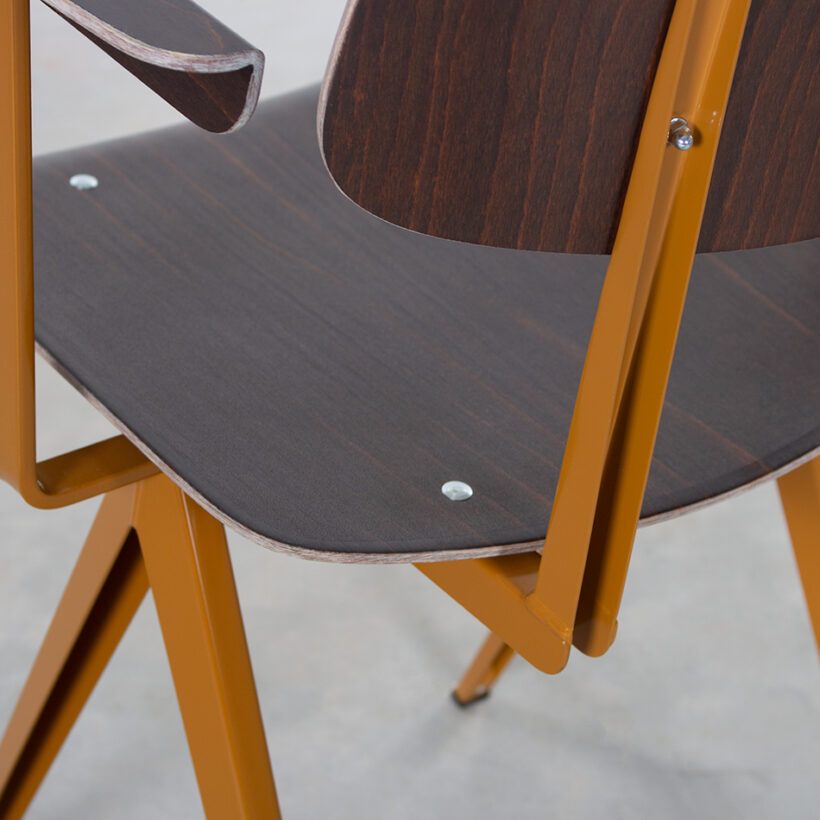 Galvanitas S16 With Armrests Ocher Brown