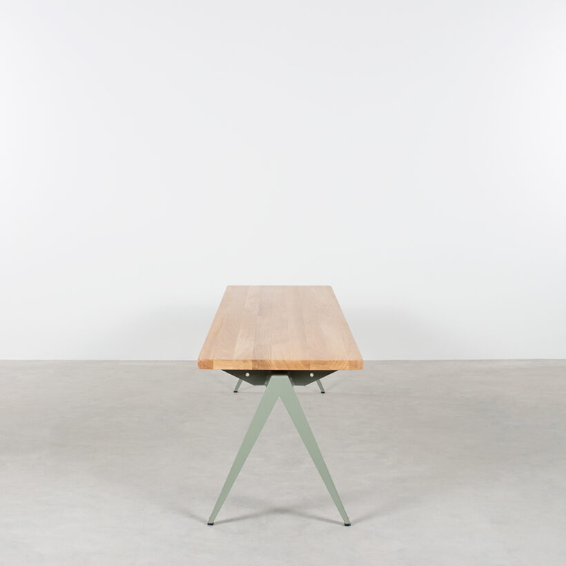 TD4 Bench Cement Grey Oak