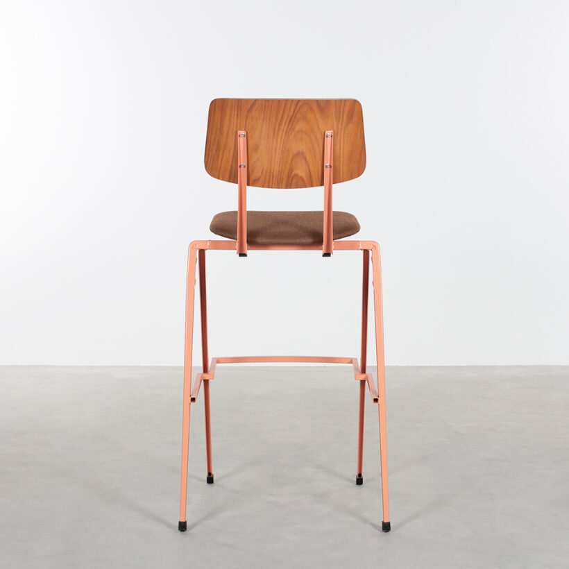 Galvanitas Bar Chair Upholstered Onlyseat Beige Red Piquet Brown 15