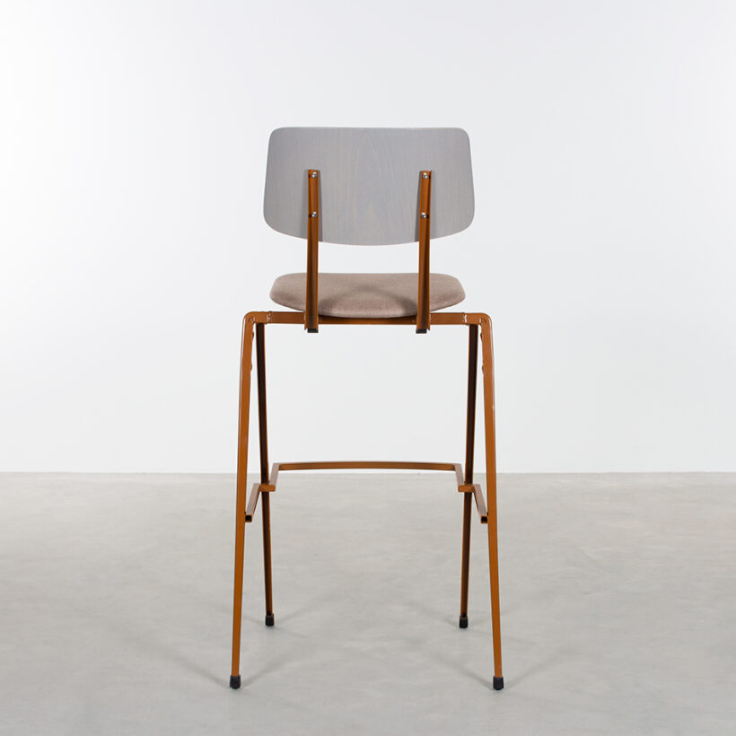 Galvanitas Bar Chair Upholstered Onlyseat Loam Brown Piquet Liver 10