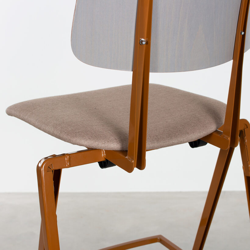 Galvanitas Bar Chair Upholstered Onlyseat Loam Brown Piquet Liver 10